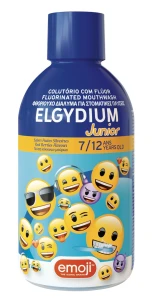 Elgydium EMOJI płyn do płukania jamy ustnej JUNIOR 500ml truskawkowo-malinowy