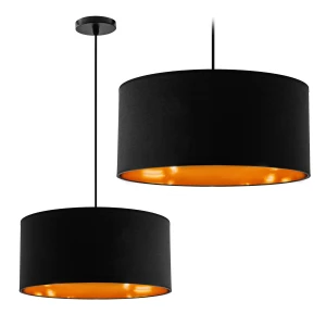 LAMPA APP621-1CP 44 cm BLACK/GOLD