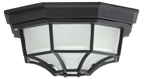 Milano Zewnętrzna lampa sufitowa IP43 czarny E27 1x MAX 100