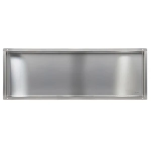 WALL-BOX ONE NO RIM Inox - Półka pojedyncza bezramkowa INOX 90x30x7 cm