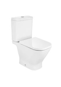 GAP Miska WC o/poziomy do kompaktu WC + SQUARE - Zbiornik WC 3/4,5L do kompaktu WC + Deska wc Duroplast wolnoopadająca łatwowypinalna