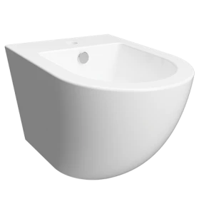 Ottawa bidet wiszący 48,5x37 cm z ukrytymi mocowaniami z przelewem