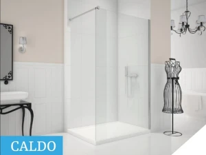 CALDO Ścianka walk-in 90x200 szkło czyste 8mm z powłoką