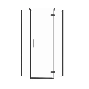 KABINA PRYSZNICOWA PIęCIOKąTNA JOTA CZARNA 90X90X195 PRAWA TRANS.