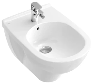 O.novo Bidet 360 x 560 mm Weiss Alpin CeramicPlus