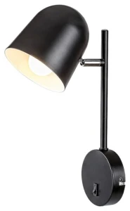 Egon Lampa ścienna   IP20 czarny matowy E14 1x MAX 40