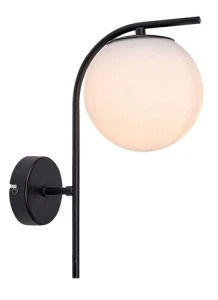 Ghita Lampa ścienna   IP20 czarny E27 1x MAX 20