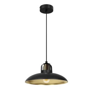 FELIX BLACK/GOLD Lampa wisząca 1xE27