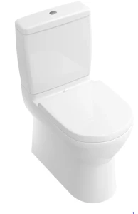 O.novo Miska ustępowa lejowa do WC-kompaktu 360 x 640 mm Weiss Alpin CeramicPlus