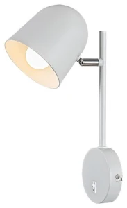 Egon Lampa ścienna   IP20 biały matowy E14 1x MAX 40