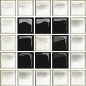 Płytki Glass white/black mosaic b new 29,7x60 9 (1sztuka dostępna od ręki w tej cenie)