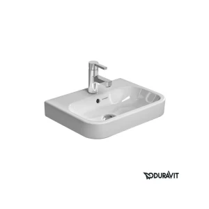 DURAVIT 07105000001 Umyw. mebl mala 500mm HappyD.2 biala, z przel.,polka 1 otw., WG