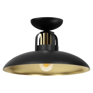 FELIX BLACK/GOLD Lampa sufitowa 1xE27