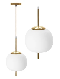 LAMPA APP669-1CP GOLD/WHITE