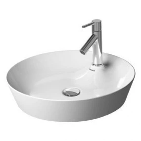 DURAVIT 23284800001 Umywalka stawiana 48 cm Cape Cod biel,bez przel,wyspa na arm,1 ot,WG