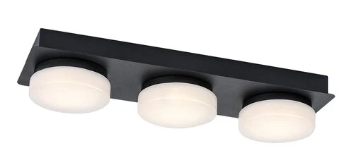 Attichus Lampa łazienkowa 1700  IP44 czarny matowy LED 18