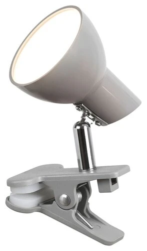 Lampa typu clip NOAH, LED, 5W (360lm, 3000K), IP20, szary