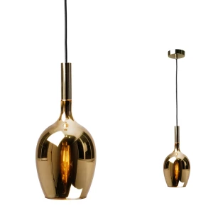 LUGANO GOLD Lampa wisząca 1xE14