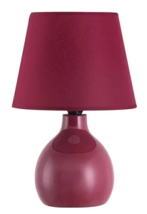 Ingrid Lampka nocna   IP20 bordowy E14 1x MAX 40