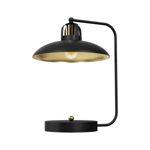 FELIX BLACK/GOLD Lampka biurkowa 1xE27