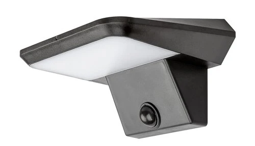 Qesa Lampa solarna 460  IP44 czarny LED 10