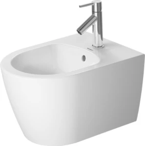 Bidet wiszacy 48cm ME by STARCK z przelewem, z półką  na baterię , mocowanie Dura