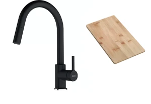 Lina pull-out Bateria kuchenna Onyx z deską