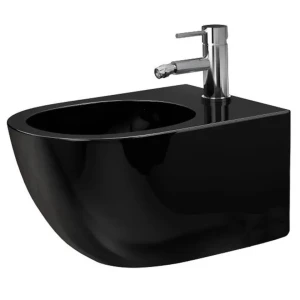 Carlo Mini Black Bidet wiszący