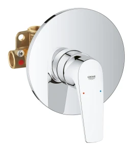 BauFlow Single-lever shower mixer trim