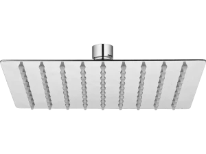 KVADRATO Deszczownia górna System antykamień Wymiar: 200x200 mm Materiał: stal Wykończenie: chrom