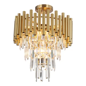 MADISON GOLD Lampa sufitowa 9xE14