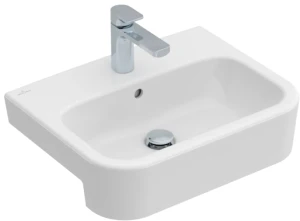 Architectura Umywalka do wbudowania z przodu blatu 550 x 430 mm Weiss Alpin