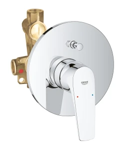 BauFlow Single-lever bath/shower mixer trim