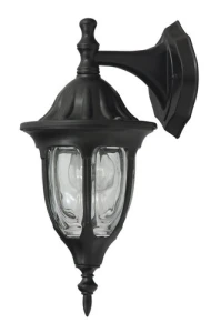 Milano Zewnętrzna lampa ścienna IP43 czarny E27 1x MAX 60