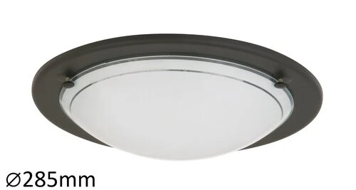 Plafoniera Ufo D30 E27/1x60W marmurowo-czarna