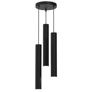 HUDSON BLACK Lampa wisząca 3xGU10