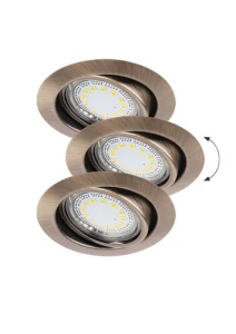 Spot Lite 3W GU10/3x50W brąz