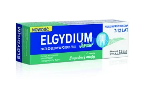 Elgydium Junior o smaku łagodnej mięty Pasta do zębów dla dzieci 7-12 lat 50 ml