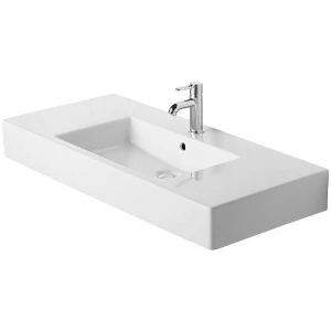 DURAVIT 03291000001 Umywalka mebl. 105 cm Vero biala, z przel.,polka 1 otw., WG