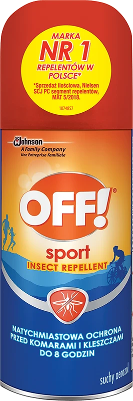 OFF! SPORT SPRAY (aerozol) 100ml - środek odstarszający owady