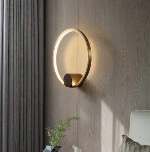 LAMPA ŚCIENNA KINKIET LED APP1390-CW GOLD 50CM