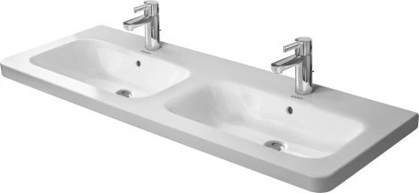 DURAVIT 2338130000 Umywalka mebl. podwojna 1300mm DuraStyle,biala,przel,polka,1otw.