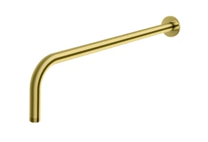 Ramię ścienne do deszczownicy okrągłe - 44 cm GOLD BRUSHED