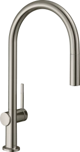 Talis M5414-HXXX Single lever kitchen mixer 210, pull-out spout, 1jet, sBox, stal szlachetna