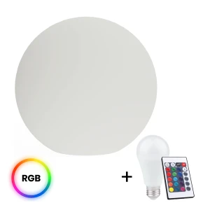 KULA OGRODOWA GLOBO FI400 + ŻARÓWKA RGB A60 10W + PILOT