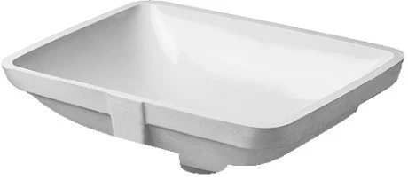 DURAVIT 03054900001 Umywalka 49 cm Starck 3 biala podblatowa, bez polki, WG