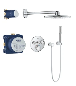 Grohtherm SmartControl Perfect shower set with Rainshower SmartActive 310