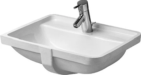 DURAVIT 03024900001 Umywalka 49 cm Starck 3 biala podblatowa WonderGliss