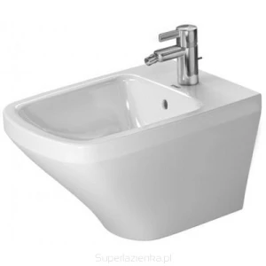 Bidet wiszacy 540 mm DuraStyle bialy, Durafix, z przel.,1 otw.WG