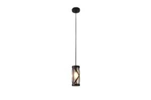 Oberon Lampa wisząca   IP20 Brązowy E14 1x MAX 40